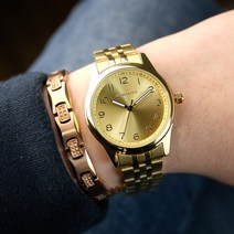 도나소피아 남녀공용 실버 손목시계 부모님선물 메탈 DS015