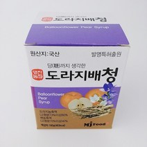 엠제이푸드 명진농장 도라지배청 160g 1개 도라지청 배도라지청, 1병