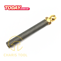 스팀해빙기 스프링 노즐 호스연결 해빙기 꺽임방지 휘임방지 호스노즐 카리스툴, 1개