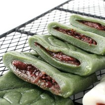 절편 굳지않는 앙꼬 쑥절편1kg 앙금 떡, 1봉, 1kg