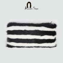 어쿼스틱쉐입 밍크 사선 클러치백 AS8W018