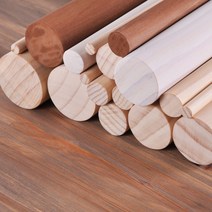 만물트럭 목봉 무료재단 나무봉 DIY 마크라매재료 원목봉 우드봉 목재, 목봉 4.5cm - 길이 90cm