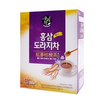 티타임고려 송원 홍삼 도라지차15포, 210g