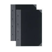 문화/종이 흑표지 좌철 /A4 F295-7A 1팩 10입