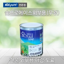 KCC 숲으로 에이스 외부용 0.9L(무광) 내부용 벽화 베란다 외부수성페인트, yellow(HF0084)
