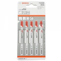 BOSCH 플라스틱직소날T102D 5pcs, 본상품수량선택