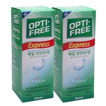 옵티프리 익스프레스 렌즈세정액, 2ea+마술패치, 355ml