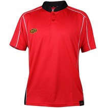 ZETT [730] 카라 하계 티셔츠 (적색)