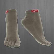 [인진지] injinji 러너용 발가락양말-미니크루(SAND)/등산양말/스포츠양말/물집/동상예방/산티아고 여행, black