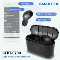 스마텍 무선 블루투스 이어폰, STBT-E700, 혼합색상