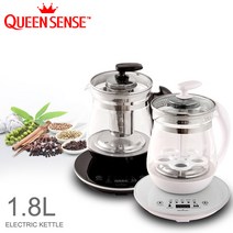 티포트 대용량 티메이커 전기포트 모음, 티포트 QSKT-2000(1.8L)-화이트