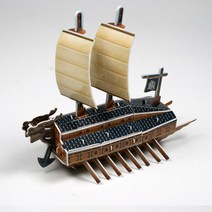 핸디몰 3D입체퍼즐(56종모음)3D입체모형 뜯어만들기, 거북선, 43피스