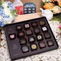 큐피드메이드 발렌타인데이 화이트데이 보뇌르 러브레터 수제 초콜릿 17입 세트, 240g, 1박스