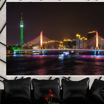 엠블라인드 실사롤스크린 타워