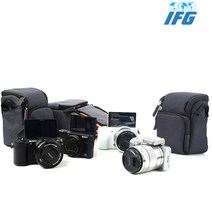 IFG 미러리스 카메라 가방, 라이트 그레이