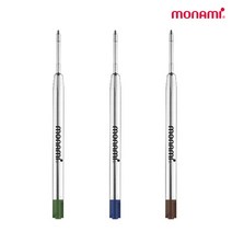 모나미 153 리필심 FX-4000 다크 그린 브라운 블루 0.7 1.0 mm, 다크그린(0.7mm)