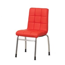 퍼니츠 플러피 픽스 학생용 고정 공부방의자 서재체어 4colors, 레드, 1개