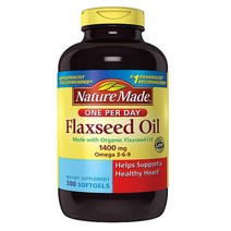 네이처메이드 플랙씨드 오일 1400mg 300정, 1개