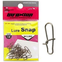 [낚시야놀자] 인팩션 Lure Snap (루어 스넵) DIF-9383 핀도래 낚시, 1봉