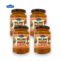 브라더스 폰타나 크림치즈 로제 파스타소스 4개(450g*4개) 토마토갈릭까르보나라, 450g, 4개