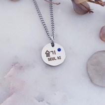 은가비펫 미아방지 목걸이 써지컬스틸 BLUE 원형 어린이공급자 적합성확인, 01_써지컬스틸 BLUE 원형 체인S_40CM, 1개