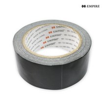 엠파이어 컬러 면테이프 천테이프 박스테이프 검정 45mmX20M, 1개