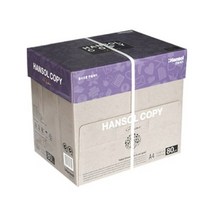 한솔 복사용지 A4 80g 1BOX(500매*5권), 1박스 2500매