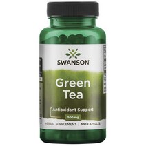 스완슨 그린 티 500mg 캡슐, 100개입, 1개