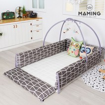 마밍 페브릭 범퍼침대 특대형 유아용 놀이 안전매트 놀이방매트, 01.브릭