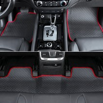 원s매트 K7 차종별 고무카매트 풀세트, 그랜드스타렉스(3밴=12인승)운전+조수석), 검정테두리