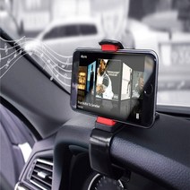 라온카 YF쏘나타 계기판거치대 집게형거치대 대시보드핸드폰거치대 차량회전형거치대 간편거치대, 프리앵글형 계기판거치대, 1개