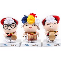 [돌앤돌스] 윙스 풍물놀이 인형 17cm 전통인형 민속인형 봉제인형, 꽹과리인형