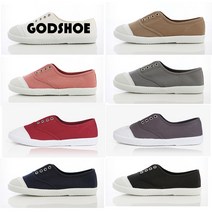 갓슈 GODSHOE mong베이직 8칼라 슬립온 캔버스화 면운동화