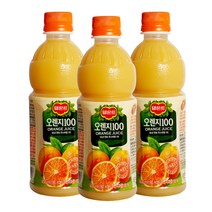 델몬트 오렌지100 주스, 400ml, 10개