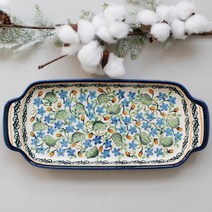 자크라디 폴란드 수입 사각접시 1282-ART309 그릇, 혼합색상, 1개