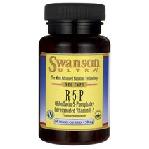 스완슨 울트라 R-5-P 50mg 베지 캡슐, 60개입, 1개