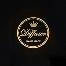 캔들바다 금박스티커 왕관 디퓨저 2.9cm X (1장) 스티커