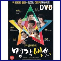 DVD 명작빅쑈1집-최신트로트/님이좋아/삼각관계/이력서/매화같은여자/나쁜사람이야/십분내로/물레야/열두줄