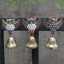 집들이야 큐빅풍경종 천사날개 보석부엉이, BEL19_그레이(선물포장)