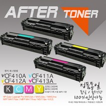 HP 프린터 컬러 레이저젯 Pro M452nw 토너(재생토너), 1개, 3_CF412A 노