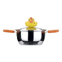 버그호프 칠드런스 스테인리스 스틸 더치 오븐 양수냄비, Sheriff Duck, 1L