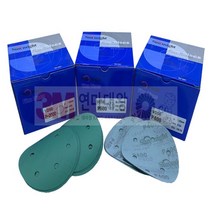 연마대왕 태양연마재 원형샌딩 필름패파 5인치 1Box (100장) L312T, 60