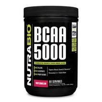 뉴트라바이오 BCAA 5000 워터멜론 글루텐 프리 비건, 380g, 1개