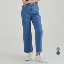  ELLE PARIS 세미와이드핏 밴딩 경량 데님팬츠 