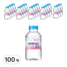 아이시스 8.0 생수, 200ml, 100개