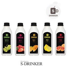 S-DRINKER 과일 망고 크러쉬 에이드 농축액, 1개, 1L