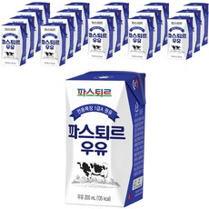 파스퇴르 전용목장 우유, 200ml, 18개