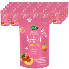 자연생각 복숭아 아이스티, 190ml, 50개