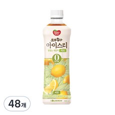 동원 보성홍차 아이스티 제로 레몬, 48개, 500ml