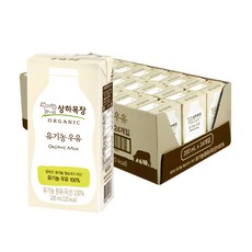 상하목장 유기농 우유, 200ml, 24개